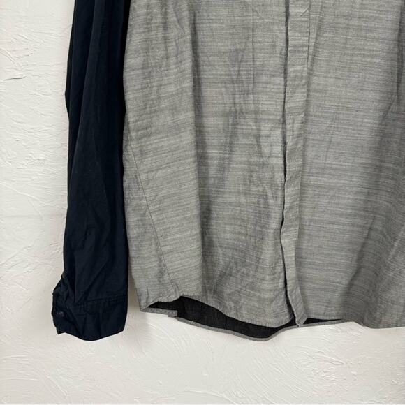 Phillip Lim x Target Black & Grey Button Down Shirt Mens XXL Casual Classic - Picture 4 of 10